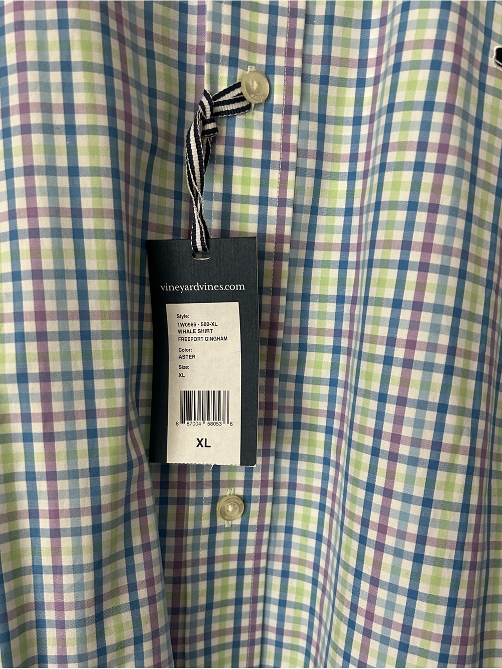 Vineyard Vines Freeport Gingham Button-Down Shirt - Picture 2 of 4